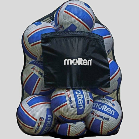 Package of 6 Molten MS500-Neon outdoor volleyballs + SBP ball bag + DHP21 pump [10]