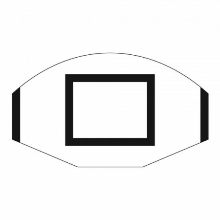 Panou baschet tego 120x70 + inel simplu + plasa Anastasia Sport [5]