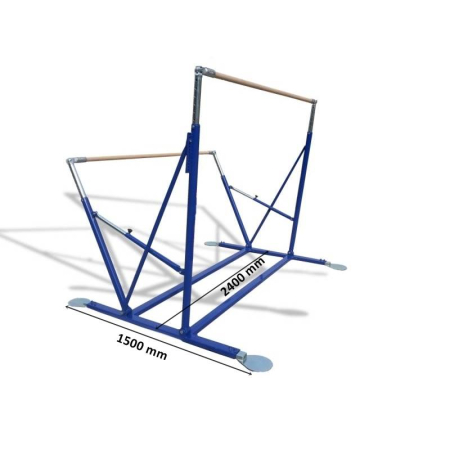 Paralele inegale gimnastică mixte, reglabile pe înălțime și lățime, bare fibră de sticlă [6]