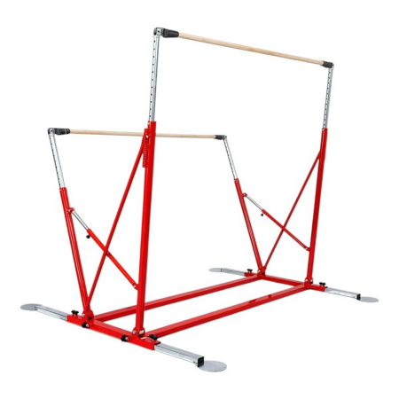 Paralele inegale gimnastică mixte, reglabile pe înălțime și lățime, bare fibră de sticlă