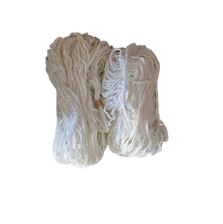 Plase porti fotbal sau handbal 3x2 m - Set 2 plase anti-shock Anastasia Sport pentru handbal, culoare alba