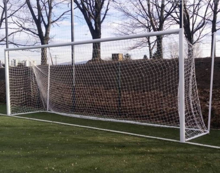 Poarta de fotbal profesionala aluminiu, fixa 7,32 x 2,44 m dimensiune oficiala, [4]