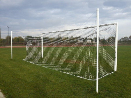 Poarta de fotbal profesionala aluminiu, fixa 7,32 x 2,44 m dimensiune oficiala, [2]