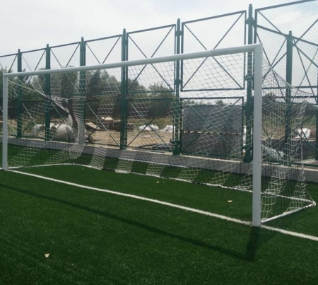 Poarta de fotbal profesionala aluminiu, fixa 7,32 x 2,44 m dimensiune oficiala, [7]
