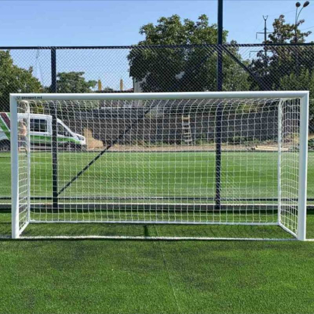 Poarta fotbal 4 x 2 m Anastasia Sport, profil aluminiu 120 x 100 mm, mobila, structura spate din otel [1]