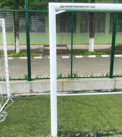 Poarta fotbal 5x2, aluminiu, profil 120x 100 mm, 5x2 m, mobila, spate din otel [20]