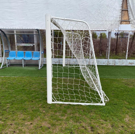 Poarta fotbal 5x2, aluminiu, profil 120x 100 mm, 5x2 m, mobila, spate din otel [14]