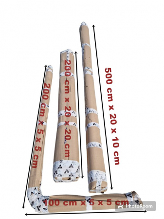 Poarta fotbal 5x2, aluminiu, profil 120x 100 mm, 5x2 m, mobila, spate din otel [31]