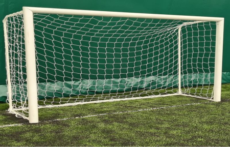 Poarta fotbal 5x2, aluminiu, profil 120x 100 mm, 5x2 m, mobila, spate din otel [12]