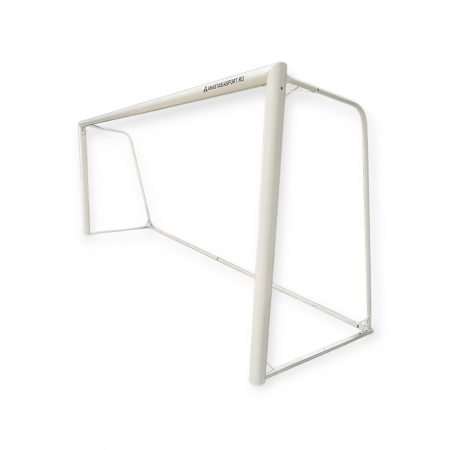 Poarta fotbal 5x2, aluminiu, profil 120x 100 mm, 5x2 m, mobila, spate din otel [26]