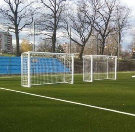 Poarta fotbal 5x2, aluminiu, profil 120x 100 mm, 5x2 m, mobila, spate din otel [6]