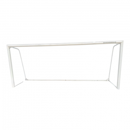 Poarta fotbal 5x2, aluminiu, profil 120x 100 mm, 5x2 m, mobila, spate din otel [27]