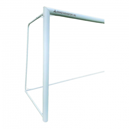 Poarta fotbal 5x2, aluminiu, profil 120x 100 mm, 5x2 m, mobila, spate din otel [29]