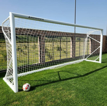 Anastasia Sport Professional Football Goal 5x2 m – Portable, Oval Aluminum 120x100 mm