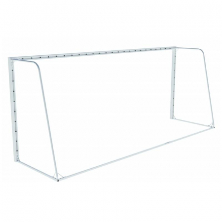 Poarta fotbal 5x2 m, profil aluminiu 80x80 mm, mobila, spate otel [1]