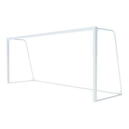Poarta fotbal 5x2 m, profil aluminiu 80x80 mm, mobila, spate otel [6]
