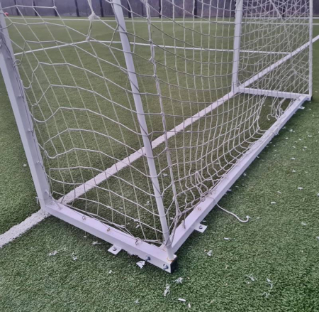 Football / handball goal with TEGO basketball panel 120x70 ring and net [8]