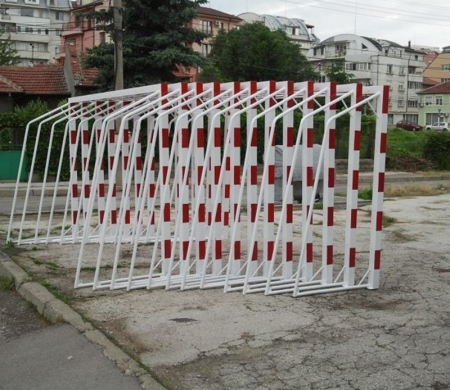 Poarta profesionala handbal Anastasia Sport 3x2 m, profil otel 80x80 mm [14]