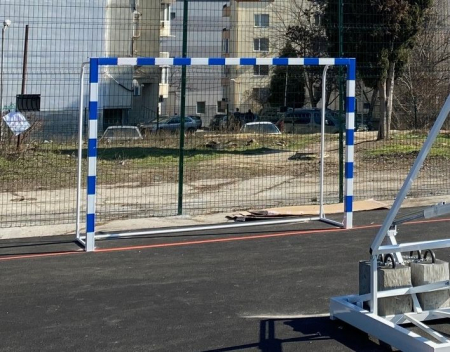 Poarta profesionala handbal Anastasia Sport 3x2 m, profil otel 80x80 mm [16]
