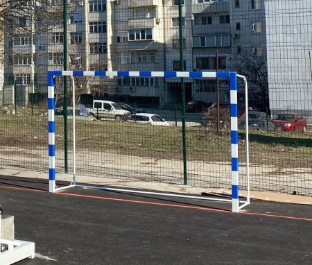 Poarta profesionala handbal Anastasia Sport 3x2 m, profil otel 80x80 mm [12]