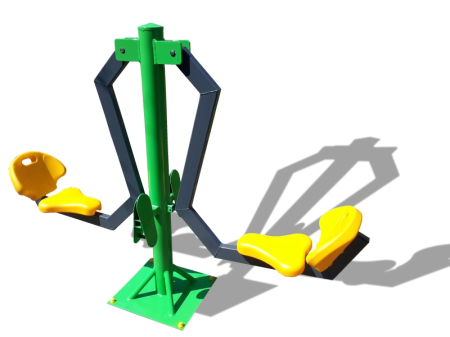 Mobilier urban, fitness outdoor - Aparat Fitness Outdoor Leg Press, antrenament solduri si gambe