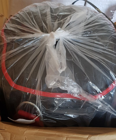 PUNCHING BAG IN SPLIT LEATHER 120 CM , 30KGS + STEEL CHAINS [17]