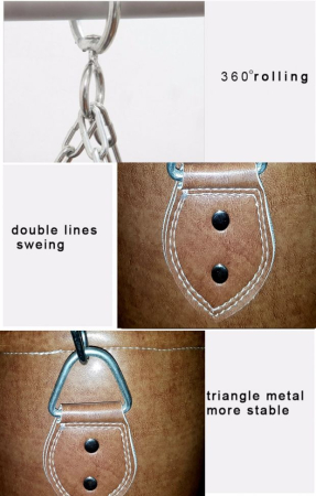 PUNCHING BAG KEN PAK  ANASTASIA SPORT 120 CM UNFILLED+STEEL CHAINS [1]
