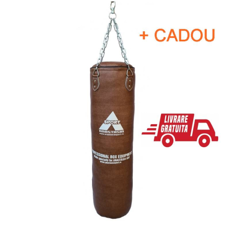 Saci box - Sac box profesional piele ecologica Ken Pak Anastasia Sport 120 cm, lant inclus