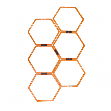 Saltele gimnastica - Scarita agilitate hexagonala Master Sport, 6 segmente