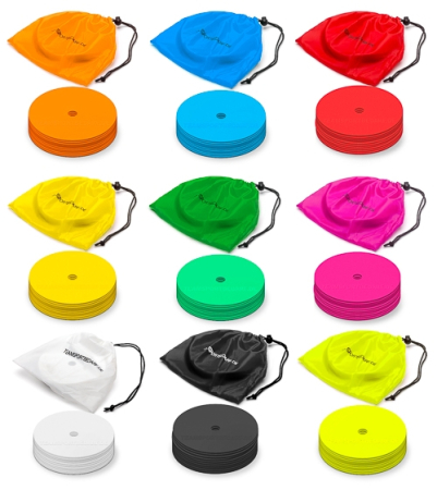 Set 10 discuri marcaj TeamSports ø 15,5 cm, rosii [1]
