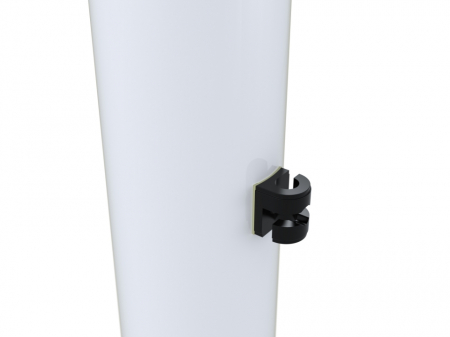 Set 100 carlige din PVC pentru prindere plasa porti [4]