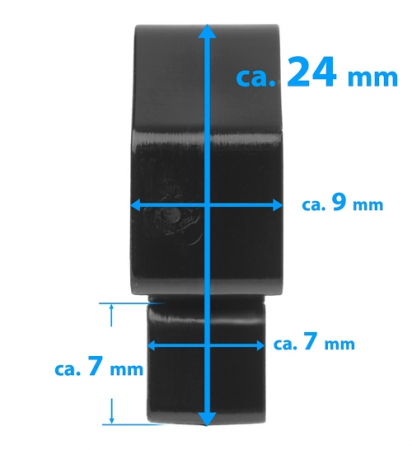 Set 100 carlige Schäper pentru prindere plasa porti cu canal [16]