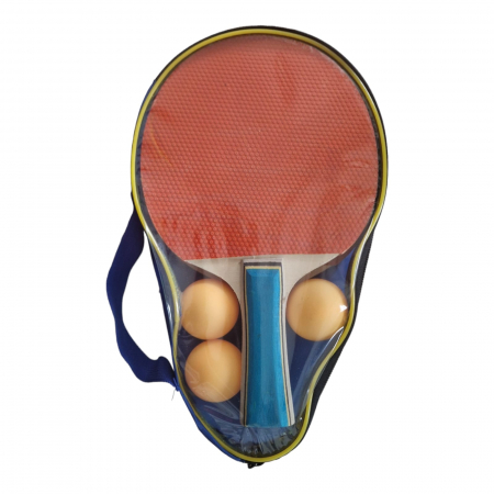 Tenis de masa - Set 2 palete tenis masa Sportech + 3 mingi si husa