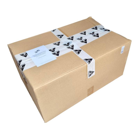 Set 2 plase porți fotbal HUCK 1043-02, albe, pentru porți de 7,32 × 2,45 m, poliester fără noduri, fir de 4 mm, ochiuri pătrate de 120 mm [3]