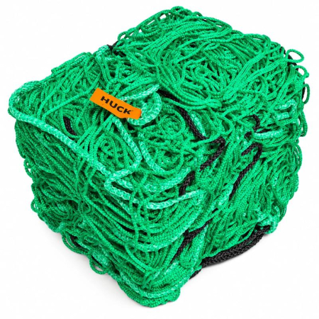 Set 2 plase porti fotbal HUCK 1053-01, verzi, pentru porti de 7,32 × 2,45 m, adancime 200 cm sus si jos, fir de 3 mm, ochiuri de 120 mm [1]