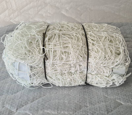 Handball Goal Nets Set 3x2 m Anastasia Sport, 3.5 mm Twisted Knot Net, Anti-Shock Inner Net, 10x10 cm Mesh, HDPE, White [9]