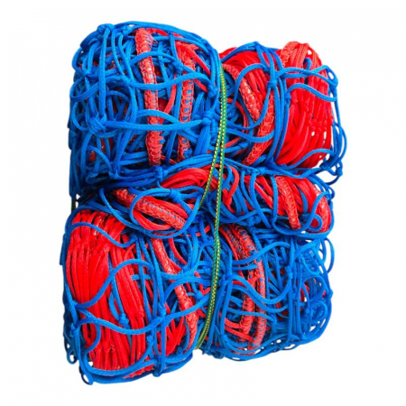 Set 2 plase porti handbal / fotbal Anastasia Sport, fir 4 mm, albastru cu rosu [1]