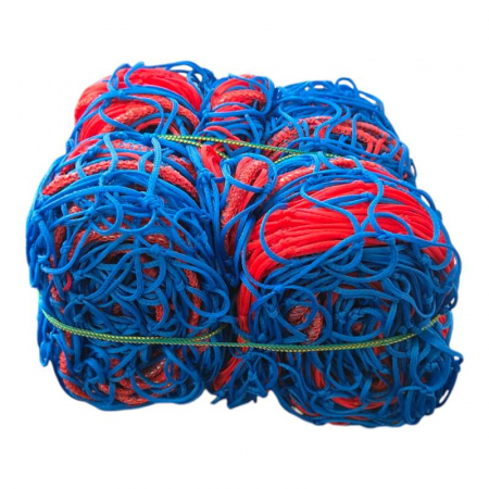 Set 2 plase porti handbal / fotbal Anastasia Sport, fir 4 mm, albastru cu rosu