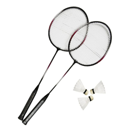 Set 2 rachete badminton Master Sport + 3 fluturas plastic [1]
