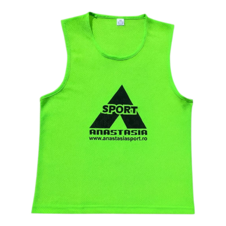Anastasia Sport Set of 24 Training Bibs, 12 Red + 12 Green, Junior Sizes XS / S / M [3]