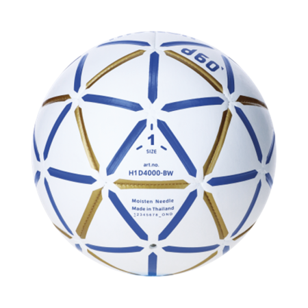 Set of 3 Molten D60 H1D4000-BW Handballs Size 1, IHF Approved, FREE RESIN, Resin-Free Match and Training Balls [7]