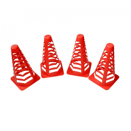 Accesorii antrenament / antrenor - Set 4 conuri 22 cm Master Sport obstacole pentru antrenament
