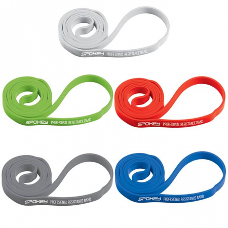 Accesorii baschet - Set 5 Benzi Elastice Profesionale Fitness Spokey POWER II