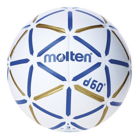 Set of 6 Molten D60 Handballs Size 3 + Ball Bag + Pump [4]