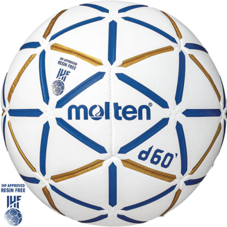 Set of 6 Molten D60 Handballs Size 3 + Ball Bag + Pump [1]