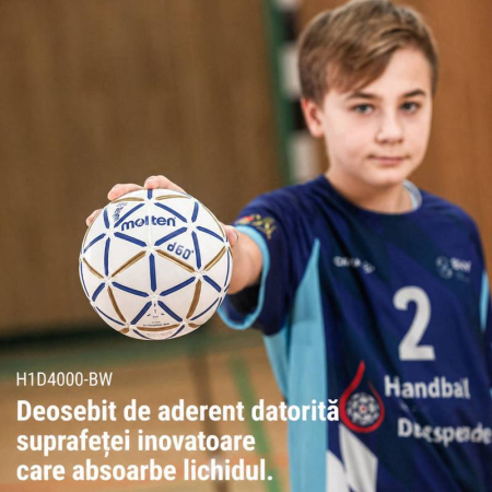 Set 6 mingi handbal Molten D60 marimea 1 FREE RESIGN + geanta + pompa + manometru [3]