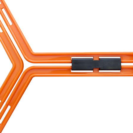 Set antrenament agilitate Master Sport TIP2: scarite hexagonala, 50 copete, 6 obstacole reglabile [10]