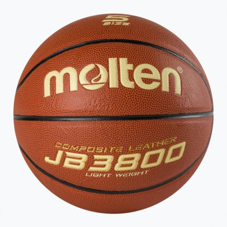 Molten Junior Basketball Training Set, 8 Balls (4× JB3800-L + 4× JB2000-L), Size 5, Lightweight + SBP Ball Bag [13]