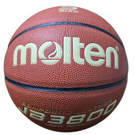 Molten Junior Basketball Training Set, 8 Balls (4× JB3800-L + 4× JB2000-L), Size 5, Lightweight + SBP Ball Bag [8]