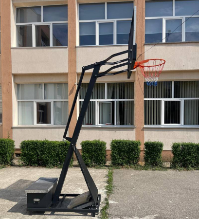 Sistem baschet Master Sport Court Pro 305  cu suport, mobil, inaltime reglabila [6]